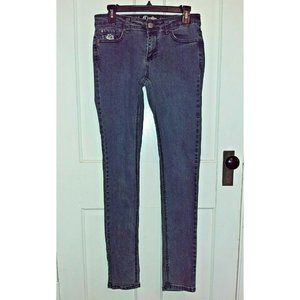 Jrs. 9/10 Dereon Skinny Blue Jeans Leggings Inseam 32" Beyonce brand Disc.
